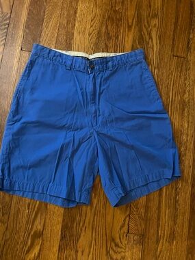 Vtg  Polo Ralph Lauren Men’s shorts Sz 34 Blue Chinos Pony Tag On Back USA
